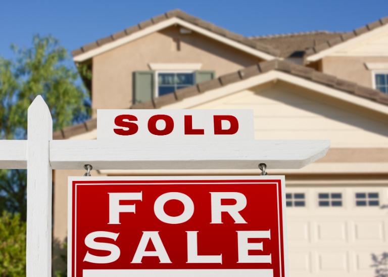Sold for sale sign